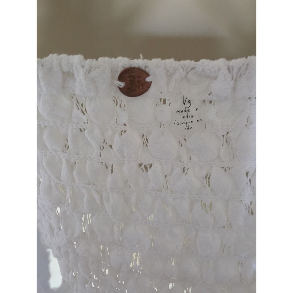 FREE PEOPLE Adella White Bralette Bra SIZE M/L - Picture 6 of 14